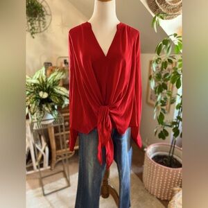 Nicole Miller silky blouse